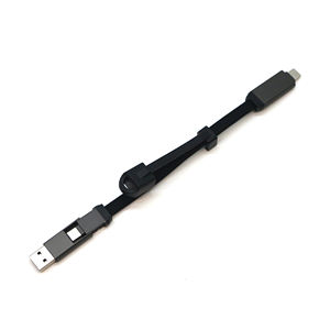 Cable de Llavero USB 2 en 1 de Aleación de Zinc OEM ODM, PD 60W, Multifunción, Tipo C a Tipo C y USB A, Cable de Carga Rápida - Product Image 3