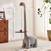 Fauteuil inclinable électrique géant en forme de dinosaure à col long pour salon, chambre et salle à manger