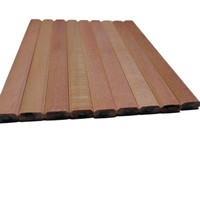 Crayon de menuisier en bois de Baywood, tête ovale plate, mine épaisse, haute dureté, pour marquage de construction