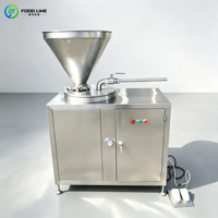Machine à saucisses commerciale entièrement automatique de 30 litres, hachoir à viande intégré, embutidora de chorizo