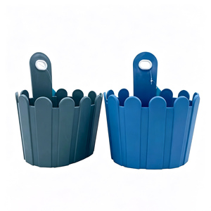 Maceta <span class=keywords><strong>de</strong></span> Flores Colgante <span class=keywords><strong>de</strong></span> Pared, Mini Jardinera <span class=keywords><strong>de</strong></span> PVC <span class=keywords><strong>para</strong></span> Exteriores, Balcón, con Diseño Minimalista <span class=keywords><strong>para</strong></span> Uso Doméstico - Product Image 1