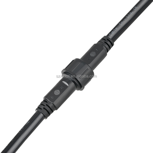 Conectores de <span class=keywords><strong>cable</strong></span> de PVC de gran corriente a prueba de agua IP67 Conector de <span class=keywords><strong>cable</strong></span> de cobre M24 2P 3P Terminales macho hembra Conector eléctrico - Product Image 4