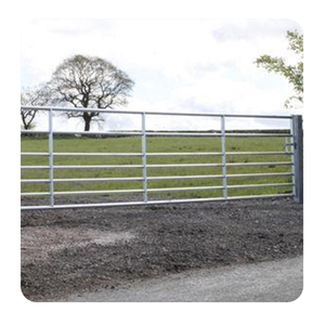 Lage Prijs Stalen Vee Hek Landbouwgrond Hek Barrière Met Horizontale En Verticale Pijp Paardenhek Metaal - Product Image 1