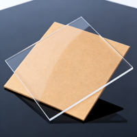 Plaque acrylique standard de 3 mm avec finition ultra-transparente, panneau en plexiglas d'épaisseur populaire pour cadres et protections