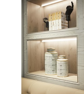 Sọc Vàng Gốm Sang Trọng Trang Trí Nội Thất Phụ Kiện Bình Với Nắp - Product Image 5