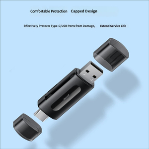 เครื่องอ่านการ์ด USB 3.0 SD TF 2 ใน 1 ช่องคู่ 5Gbps ความเร็วสูงอะแดปเตอร์การ์ด SDXC ไมโคร SDXC 1TB สำหรับกล้องโดรน กล้องติดรถ แล็ปท็อป พีซี - Product Image 6