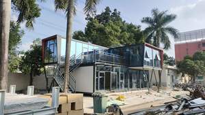 Hot Bán 2 Phòng Ngủ Có Thể Tháo Rời Thép Container Nhà Đúc Sẵn Nhà Cho Kỹ Thuật Và Khách Sạn Sử Dụng Cho Văn Phòng Xây Dựng - Product Image 5