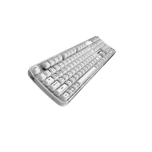 คีย์บอร์ดไร้สาย MOFii SK-708CTM รุ่น<span class=keywords><strong>ล่าสุด</strong></span> โปร่งใส คริสตัล อาร์ค ทริ-โหมด RGB ชาร์จไฟได้ บลูทูธ สำหรับใช้ในบ้านและสำนักงาน - Product Image 2