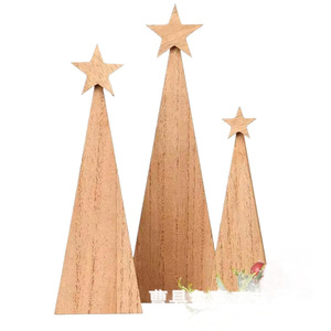 Wooden <b>Christmas</b> Tree Decoration Triangle Mini Rustic Holiday Photo Prop For <b>Christmas</b> Party Venue Setup - Product Image 5
