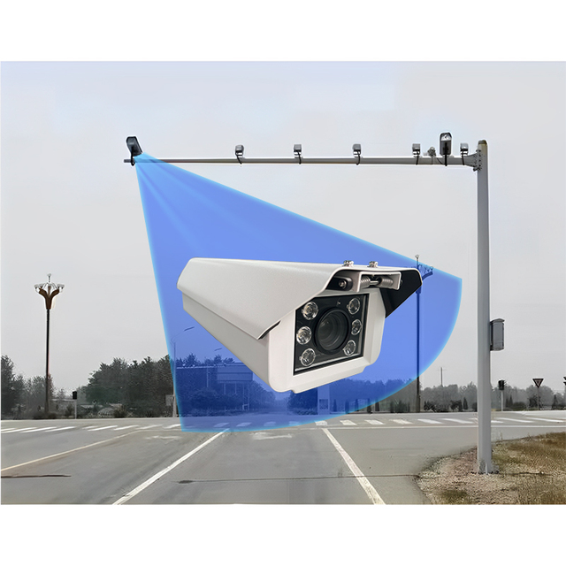 Traffic Flow Analysis Camera 5MP CMOS IP65 Waterproof Wide Angle Automatically Collects Data Traffic Volume Speed 1 Year