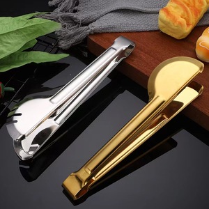 Kitchen Gadgets Metal Food Clip Hotel Service Stainless Steel Bread <strong>Cake</strong> Tools Clamp Steak Pliers Multi-function Barbecue <strong>Tongs</strong> - Product Image 2
