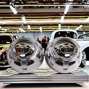 Sanvi High Quality Chrome 3-Inch <b>LED</b> <b>Projector</b> Lens Kits Car Light Parts Shrouds Cover Auto Lighting Accessories - Product Image 2