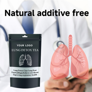 بيع بالجملة علامة خاصة شاي الجهاز التنفسي التخسيس للبالغين رئة التخلص من السموم المضادة للتدخين رئة واقية معالجة الخام - Product Image 2
