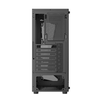 Ruix High-Performance ATX Mid Tower Gaming Computer Case Iron Mesh Stitch Design with Magnetic Dustproof Filter and PC Cabinet