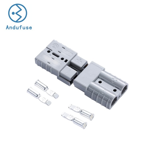 Electrical Connector Custom 50A Style Plug Connectors Battery Connect Quick Connector Copper Contacts Gray Red Blue