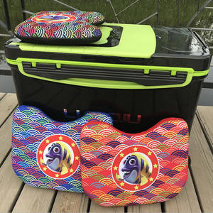 Coussin de siège en silicone en forme de U pour boîte de pêche, motif original, oreiller de camping extérieur, mousse à mémoire de forme épaisse et imperméable - Product Image 1