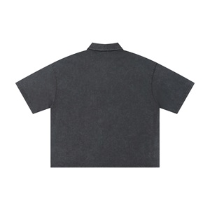 <span class=keywords><strong>Polo</strong></span> da Uomo in Cotone 100% di Alta Qualità con Ricamo Personalizzato, Lavaggio Acido, Logo Personalizzato, Stile Vintage per Golf - Product Image 4