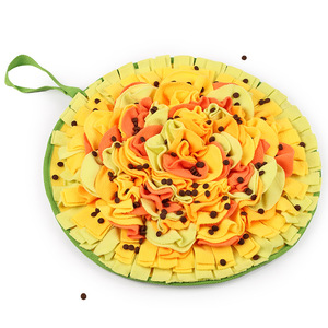 Tappetino Traspirante in Pelliccia Artificiale per Addestramento <span class=keywords><strong>Cani</strong></span>, Quadrato Solido per Stimolazione Olfattiva e Alimentazione Lenta - Product Image 3