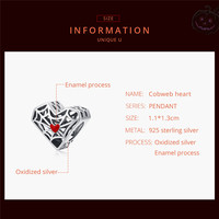 Breloque personnalisée en argent sterling pour la fabrication de bijoux, motif fleur et crâne, thème Halloween, pour enfants, idéale comme cadeau ou pour la décoration de bijoux.