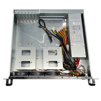 Chasis de Servidor ATX para Montaje en Rack 2U Corto de 400 mm de Profundidad, Aleación de Aluminio, Soporte de Alimentación Redundante