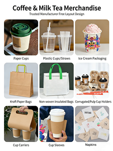Lebensmittelechte Einweg-PET-Plastikbecher in U-Form mit individuellem Logo, Kaffeebecher, Softdrinkbecher mit gewölbten und flachen Trinkdeckeln - Product Image 6