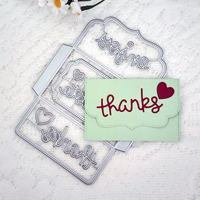 Fustelle in Metallo AAGU per Scrapbooking, Decorazione Album, Buste, Cuori, Lettere, Fustelle per Artigianato