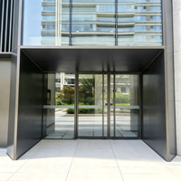 Pintu Geser Otomatis dengan Sensor Dilengkapi Rel Pintu Geser Otomatis untuk Bandara, Resort, Hotel, Pintu Geser Pintar