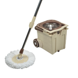 360 roues de seau de vadrouille équipement de nettoyage de <span class=keywords><strong>sol</strong></span> facile poignée réglable télescopique ensemble d'éponge de panier en plastique pour le nettoyage de la <span class=keywords><strong>maison</strong></span> - Product Image 1