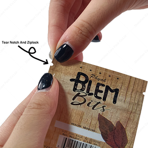 Paquet vide de sac de feuille de Fronto naturel de <span class=keywords><strong>tabac</strong></span> Backwoods feuille d'aluminium Mylar sac plat de joint à 3 côtés pour le <span class=keywords><strong>tabac</strong></span> - Product Image 3