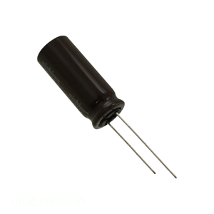 Distribuidor Autorizado, Condensador de Aluminio de 3900 uF, 20%, 6.3V, Radial, UPJ0J392MHD, Condensador de Orificio Pasante - Product Image 1