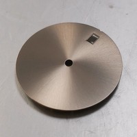 Venta al por mayor Win-Win: Esfera de reloj metálica estéril en blanco de 28.5mm, sin luminosidad, de color sólido, compatible con movimientos NH35 NH36, piezas de modificación.