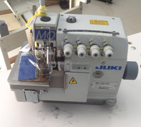 Machine à coudre surjeteuse 4 fils JUKI MO-6814S pour t-shirts, machine à coudre industrielle pour l'habillement, équipement pour atelier de confection