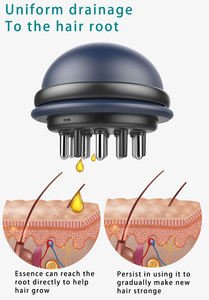 Muestra gratis manual al por mayor eléctrico <span class=keywords><strong>cuero</strong></span> <span class=keywords><strong>cabelludo</strong></span> escala masajeador champú cepillo con aceite - Product Image 2