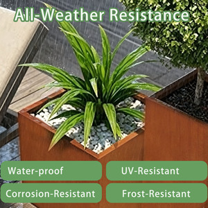 Vente en gros de jardinières surélevées modulaires en acier Corten, personnalisables, écologiques, durables, pour usage domestique et commercial - Product Image 2