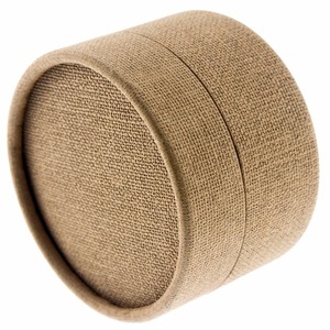 Brown yellow hemp coated small paper tube, <b>gift</b> <b>box</b>, customizable according to needs - Product Image 2