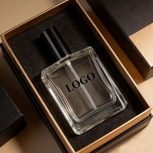 Botellas de Perfume Cuadradas de Vidrio Personalizadas de Alta Gama, Base Gruesa, Atomizadores Recargables con Pulverizador Fino - Product Image 1