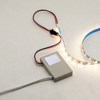 Lampu Rias Kamar Mandi LED Tiga Warna CCT Sentuh Tunggal Berkualitas Tinggi 12V 1A dengan Saklar Sensor Sentuh Pintar untuk Lampu LED