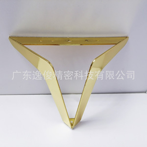 <b>Gold</b> V-shaped Hollow <b>Sofa</b> Legs Zinc Alloy Heavy Duty Industrial Design Living Room Furniture Support - Product Image 1