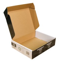 Cajas de Cartón Corrugado Impresas Personalizadas con Logotipo, Cajas de Envío Reciclables para Ropa y Zapatos