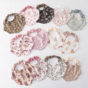 Baberos de Algodón para Bebés, Diseño de Animalitos, Anti-Saliva, Anti-Manchas, con Especificaciones de Calidad Competitiva - Product Image 1