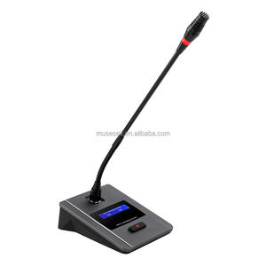 Micrófono de cuello de ganso Presidente Delegado Sistema de conferencia con cable Sala de conferencias Sistema de sonido Sistema de conferencia Micrófono de escritorio - Product Image 3