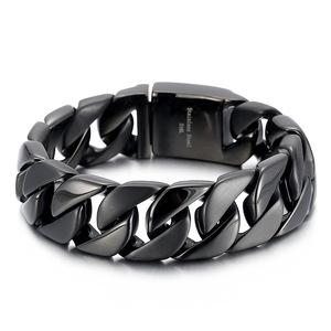 12mm/15mm/20mm/25mm/32mm da uomo in acciaio inossidabile 316L <span class=keywords><strong>oro</strong></span> grosso cordolo catena a maglia cubana braccialetto regali per uomo ragazzi - Product Image 6