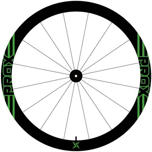 Pneus sem câmara de ar profunda 45mm, rodas para bicicleta disco de fibra de carbono 700c 350 hubs ud matte 24 buracos