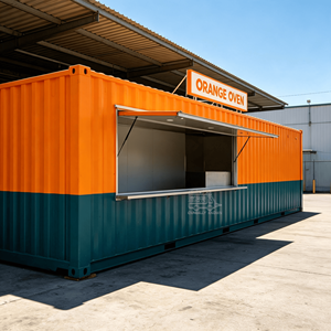 Restaurant modulaire préfabriqué en conteneur, café extérieur, cuisine mobile commerciale portable en conteneur - Product Image 6