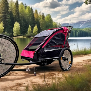 Remorque vélo simple série KS-200 avec suspension avancée pour une conduite fluide - Product Image 2
