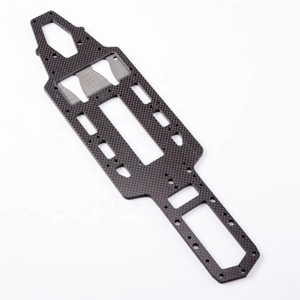 Carbonio 3K parti personalizzate in fibra di carbonio FPV <span class=keywords><strong>telaio</strong></span> per Drone forgiato con lavorazione CNC per veicoli aerei senza equipaggio e perforazione - Product Image 2