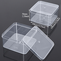 Boîte en acrylique SUNSHING Tiramisu avec couvercle, petits contenants à dessert, emballage en plastique pour pâtisserie, boîte transparente pour cupcakes, boîte à dragées pour mariage