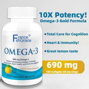 Cápsulas de Aceite de Pescado Omega 3 Personalizadas, Favorecen un Sistema Inmunitario Saludable, Suplementos de Aceite de Pescado Omega 3 - Product Image 2