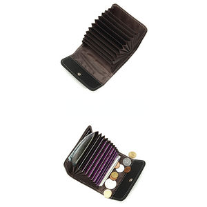 Porte-cartes de style coréen AndoBag pour femmes, grande capacité, porte-monnaie, cuir de vache véritable, porte-cartes simple 006 - Product Image 3