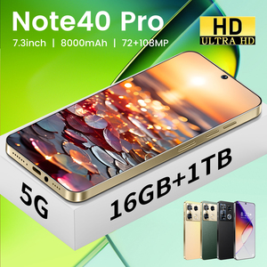 New Original note40 Pro 5g điện thoại thông minh mới đến 7.3 inch 16GB + 1TB điện thoại 16 bản sao mở khóa Android điện thoại di động - Product Image 5